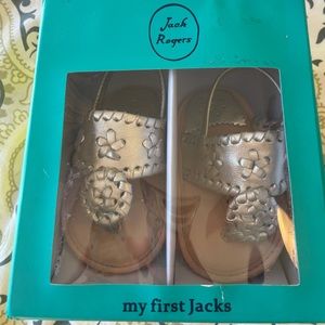 Gently worn. Baby authentic Jack Rogers sandal. With box